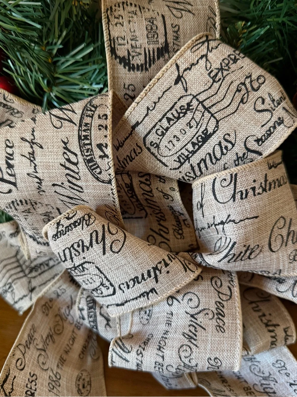 Rustic Snowman & Pine Wreath Christmas Decor Set Farmhouse Holiday